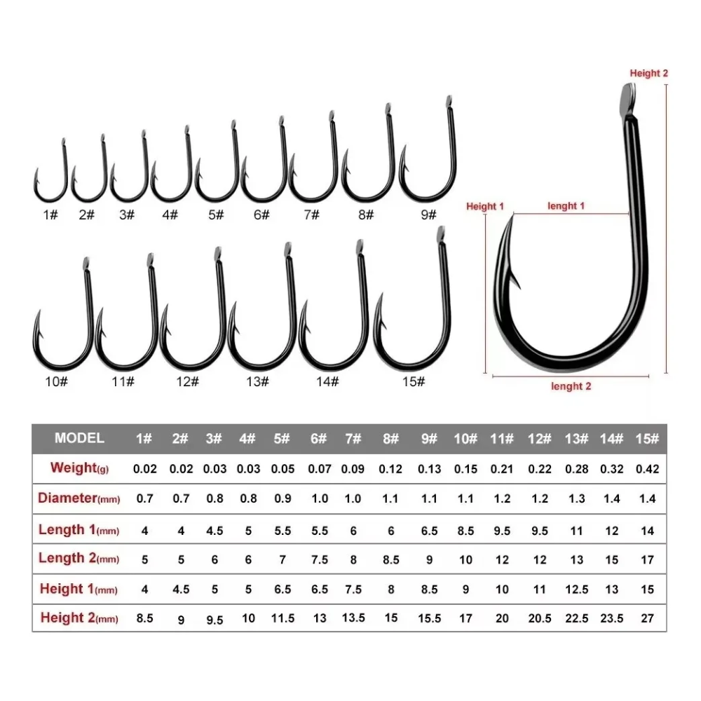 Kit Anzuelo Set Pesca 6 Anzuelos Pesca Anzuelos De Pesca #12