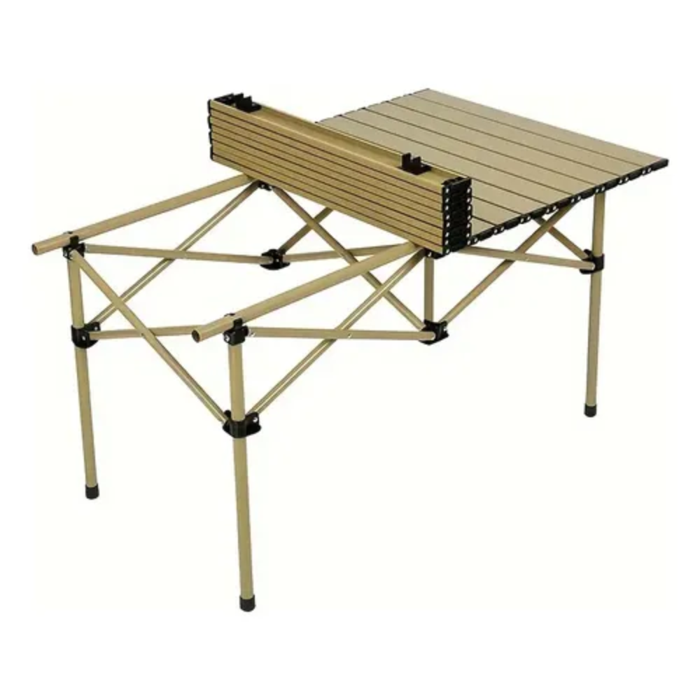 Mesa Camping Plegable Mesa Portátil Metalico 57x95x50cm