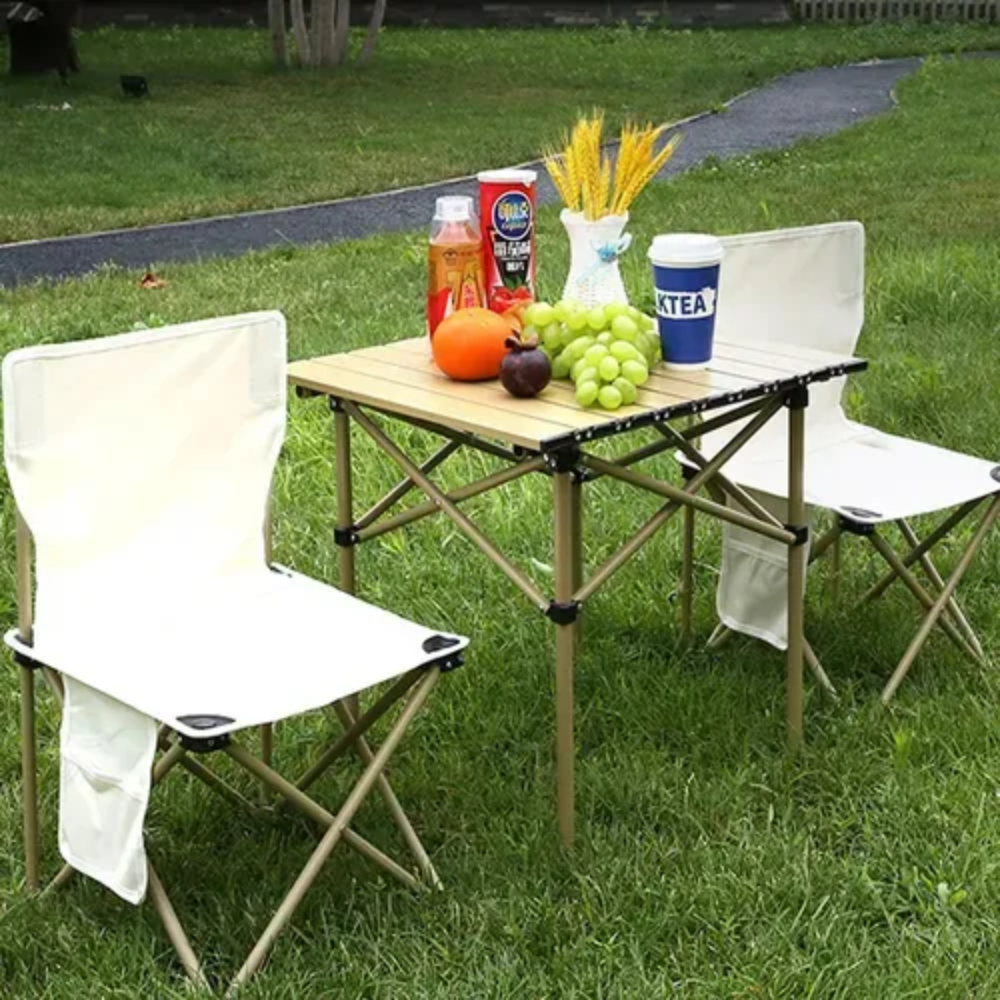 Silla Plegable Portatil Para Camping Playa Picnic Con Bolso