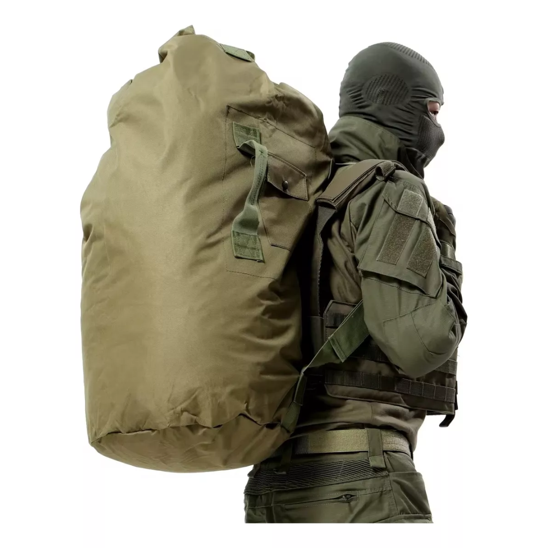 Bolso Saco Ropero Uso Tactico Militar Camping Caza 90lts