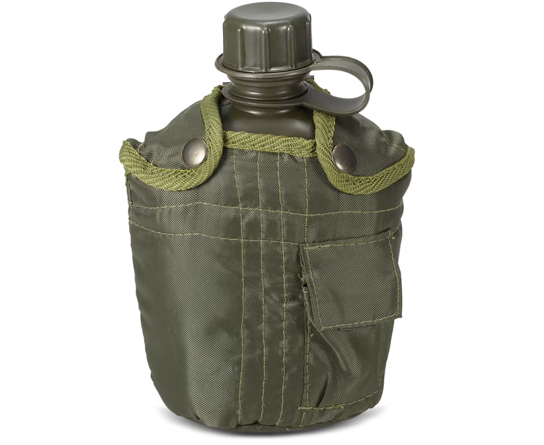 Cantimplora Militar Botella De Agua Cantimplora Camping 1L