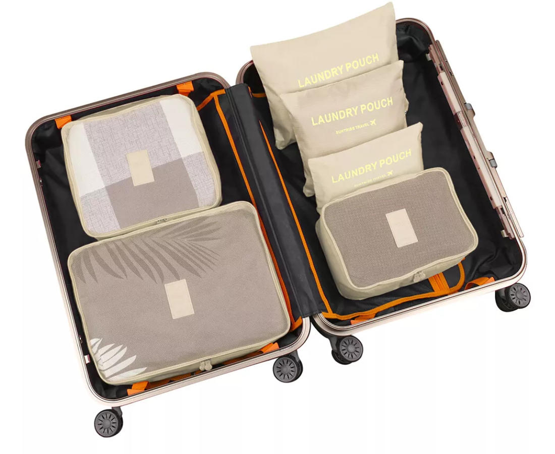set 6 Organizadores Equipaje Bolso Organizador Maleta Viaje