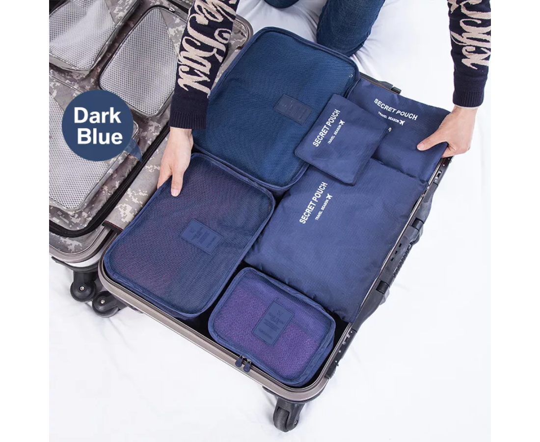 set 6 Organizadores Equipaje Bolso Organizador Maleta Viaje