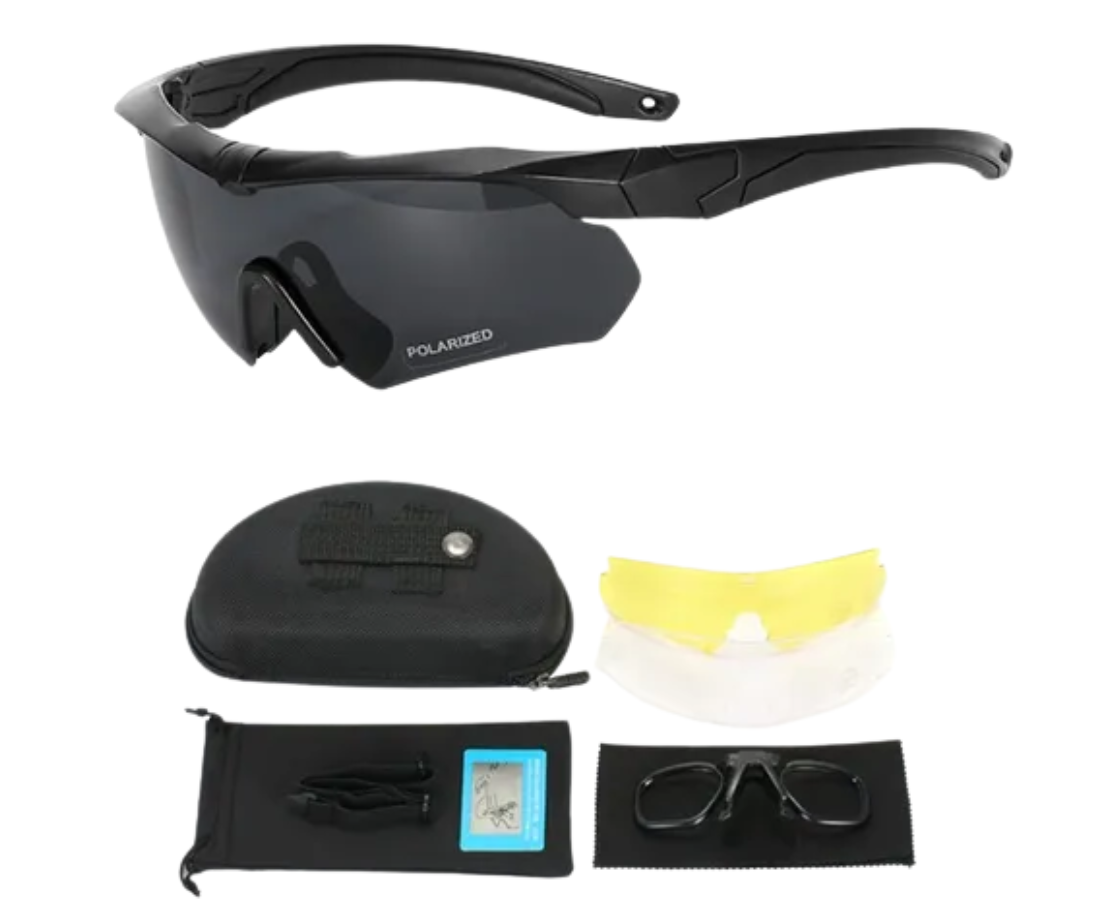 Lentes Tacticos 3 Micas Lentes Uv Airsoft Lentes Militares.