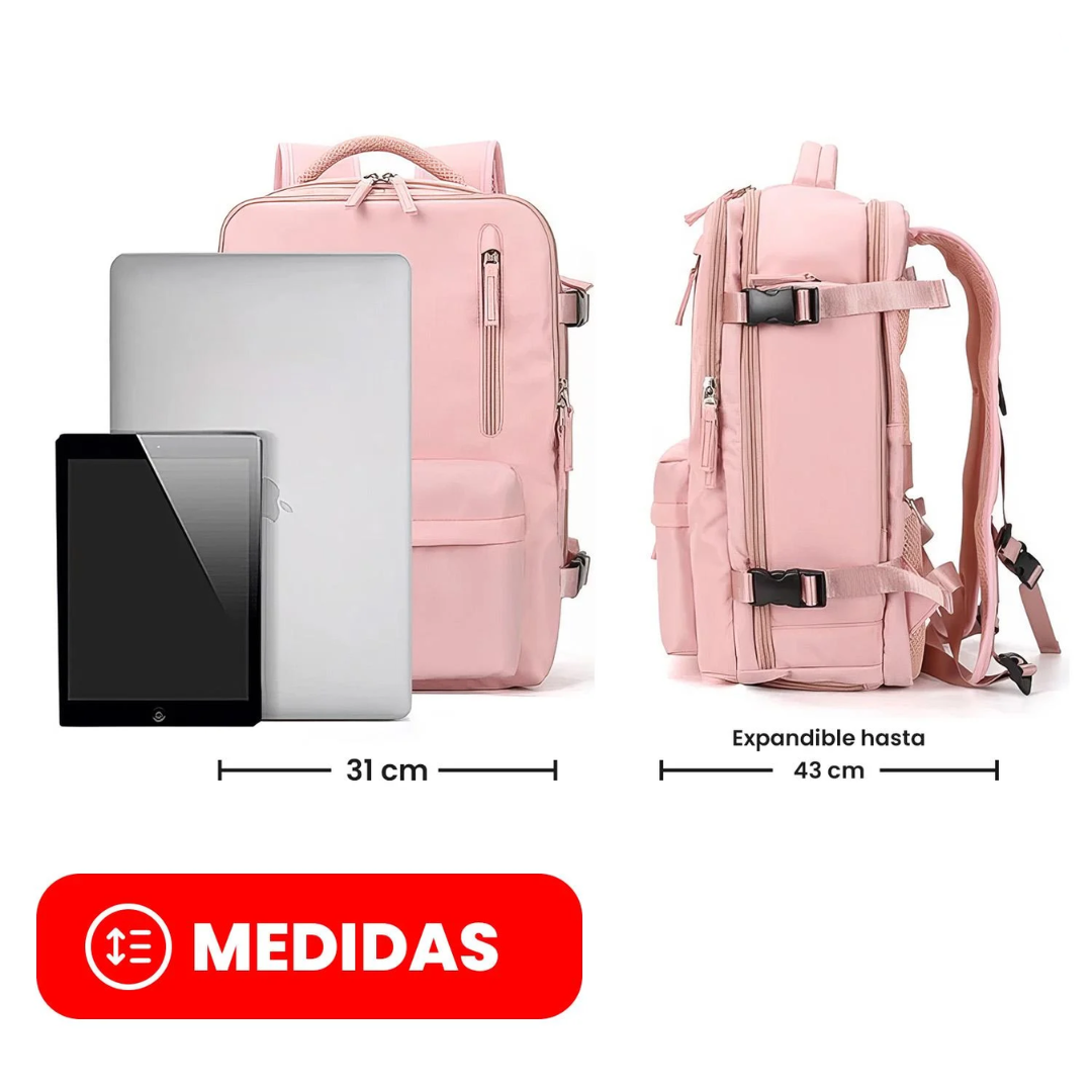 Mochila De Viaje Bolso Gran Capacidad Mochila Viajera 40lts