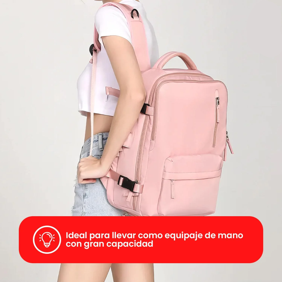 Mochila De Viaje Bolso Gran Capacidad Mochila Viajera 40lts