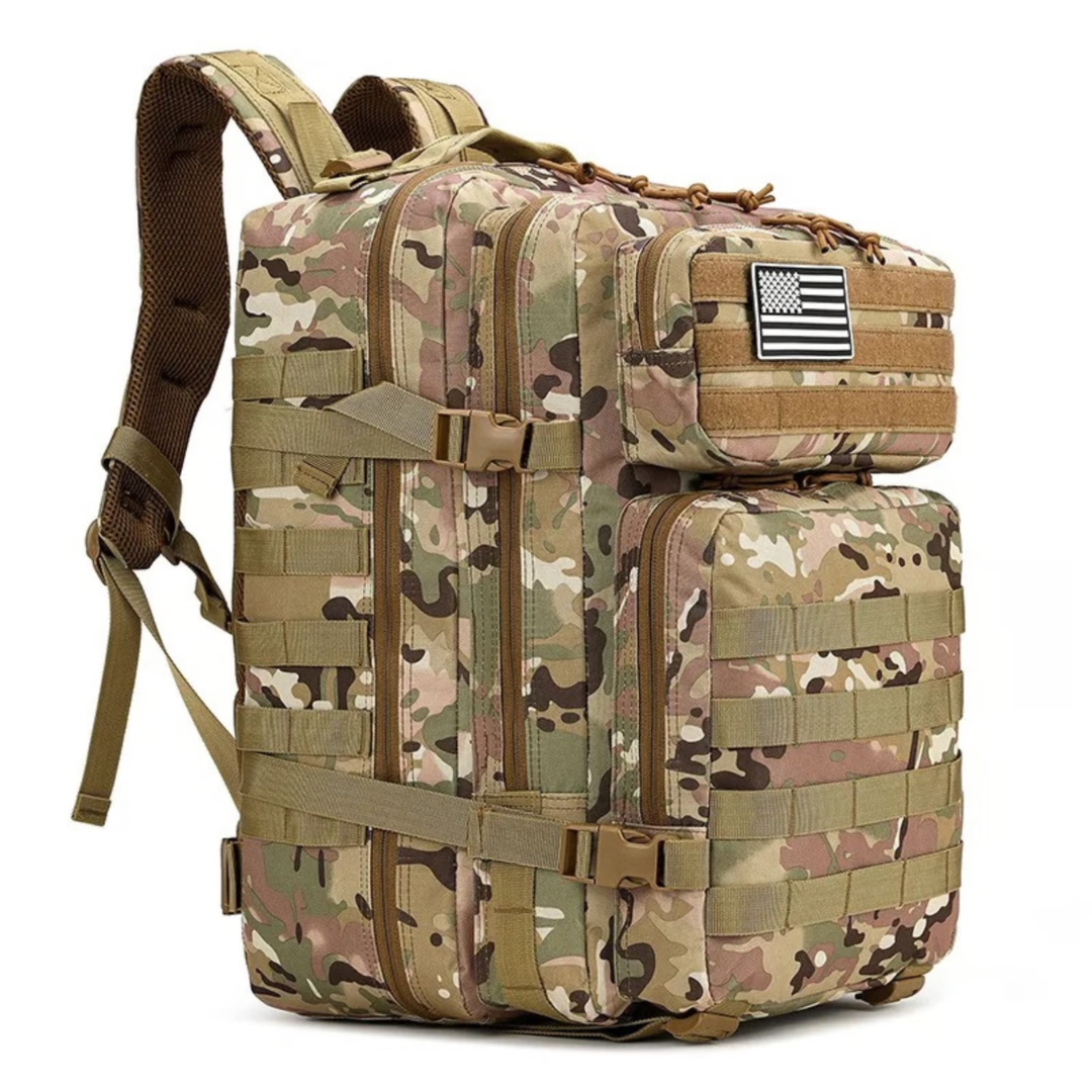 Mochila Tactica Bolso Militar mochila trekking + parche usa 50Lts