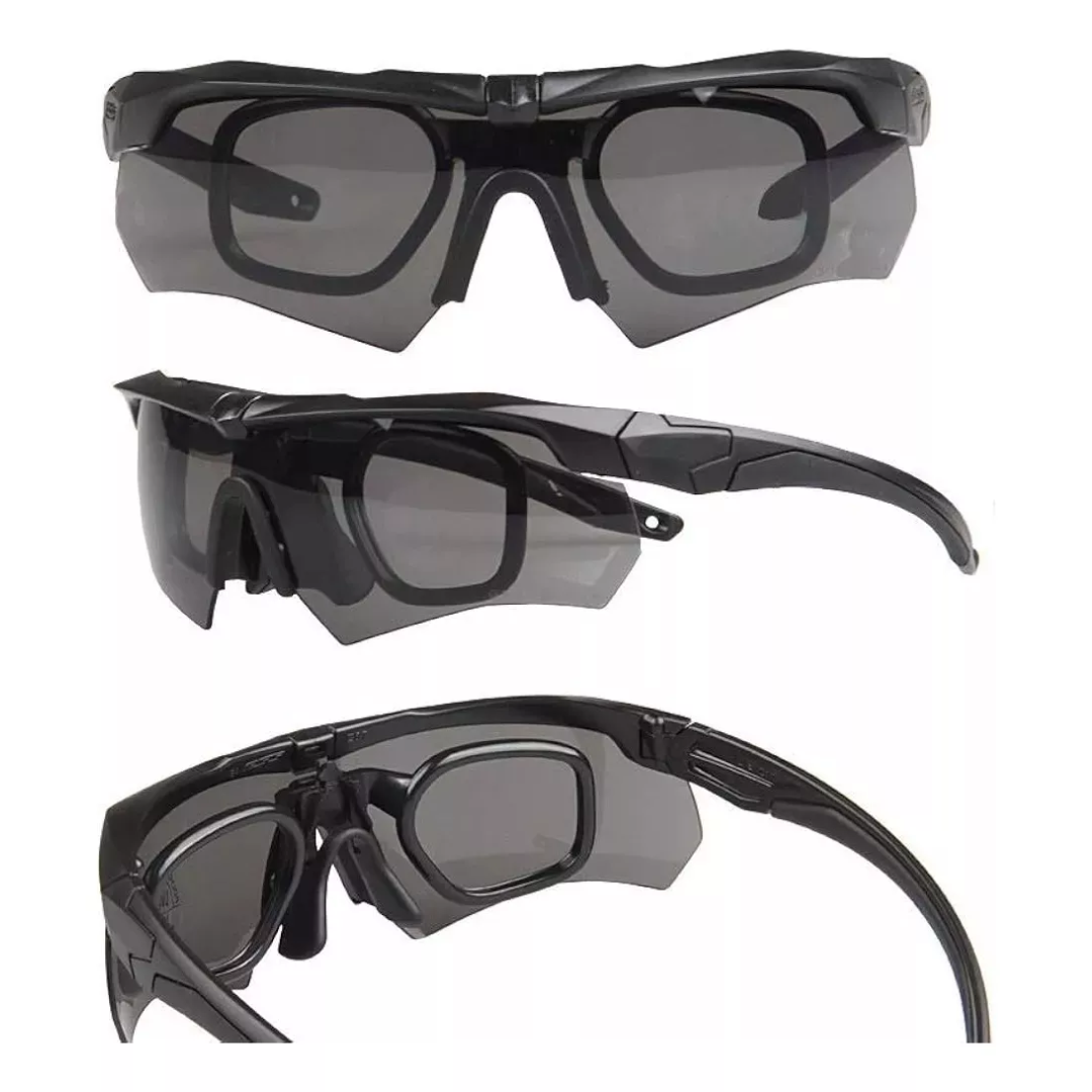 Lentes Tacticos 3 Micas Lentes Uv Airsoft Lentes Militares.