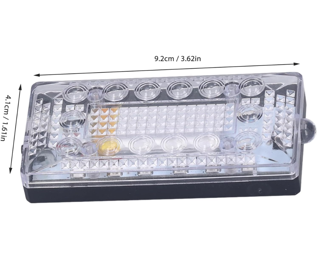 Baliza Corporal Baliza Led Sirena Linterna Recargable Baliza