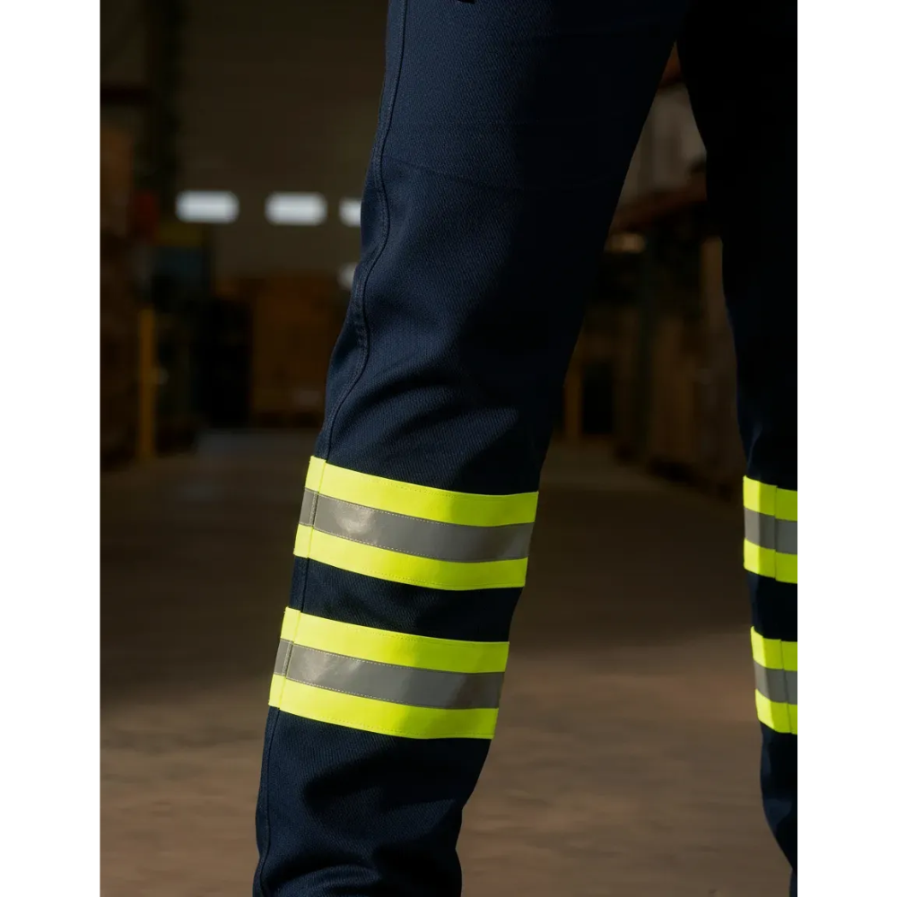 Pantalon Cargo Gabardina Pantalon Trabajo Reflectante