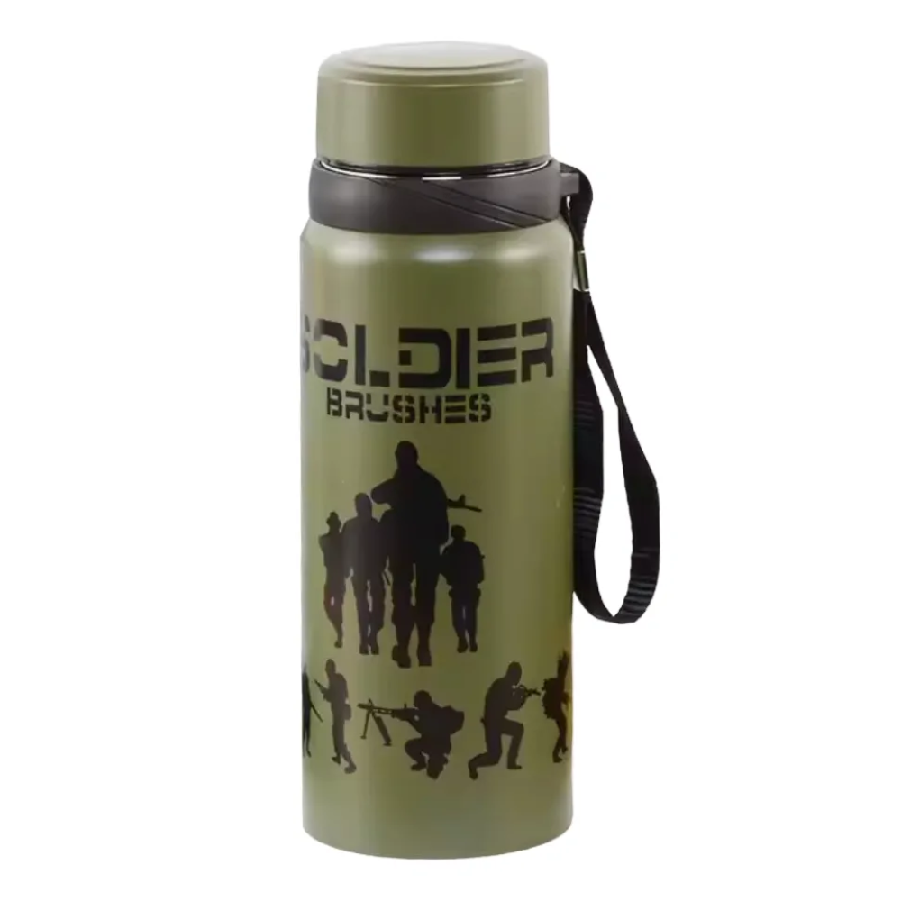 Botella Acero Inoxidable Termo Acero Botella Deportiva 600ml