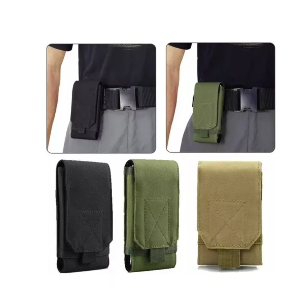 Pouch tactico Funda Cinturon Porta Celular Tactico Outdoor