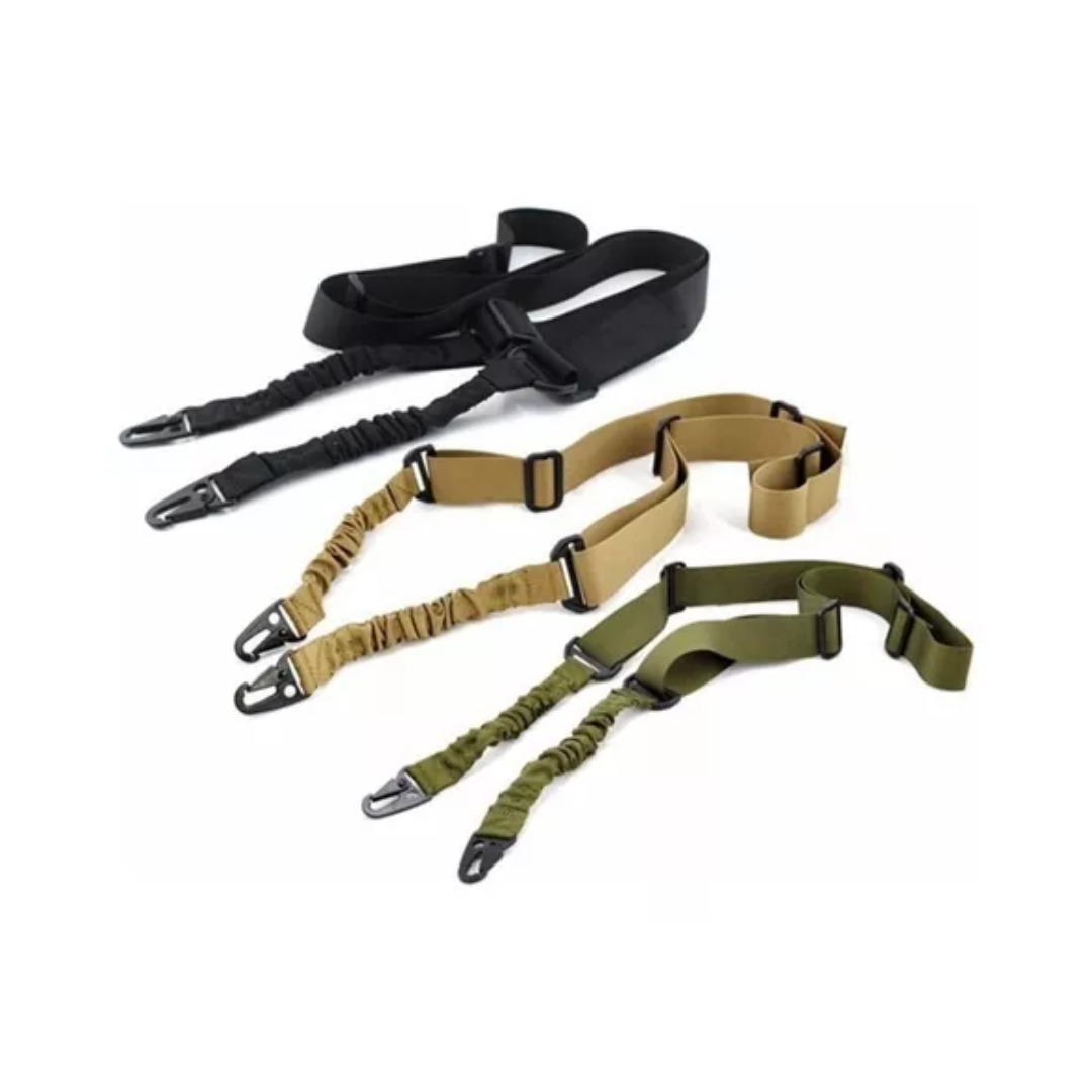 Correa 2 Puntas Porta Replica Airsoft Paintball Elastica 2p