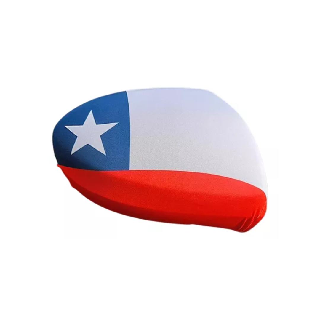 X2 Cubre Retrovisores Funda Estuche Forro Bandera Chile