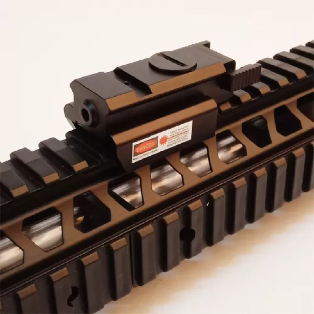 Mira Laser Mira Punto Rojo Laser Pistola Riel 20mm Metal