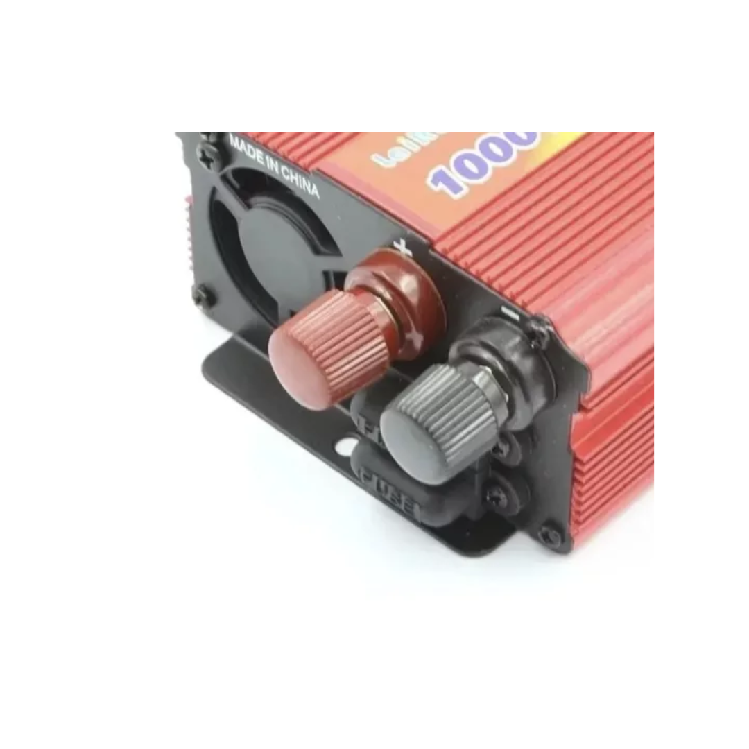 Inversor Coversor De Voltaje 12v A 220v Cargador 1000w