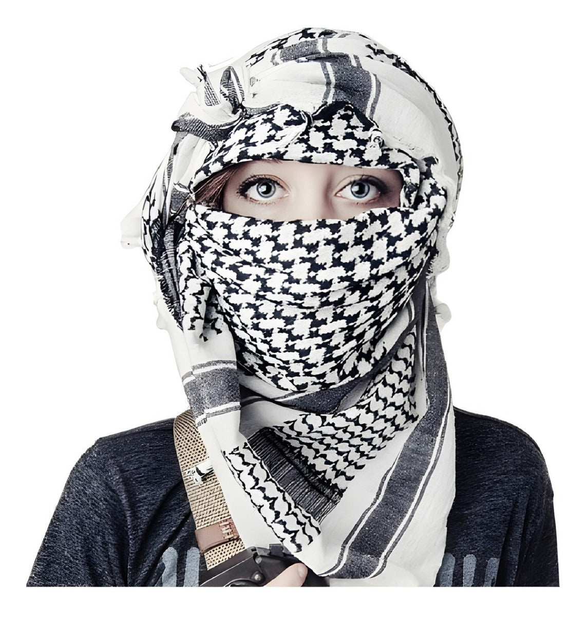 Shemagh Pañuelo Tactico Militar Bufanda Airsoft Paintball