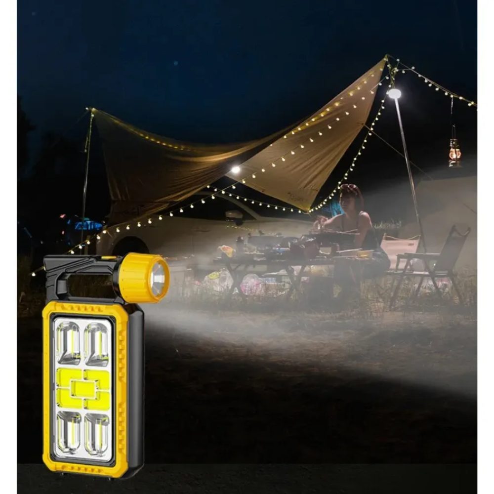 Lampara Linterna De Camping Led Solar Usb Recargable Lateral