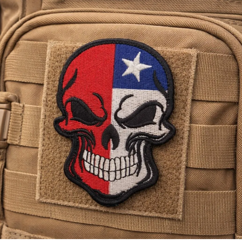 Parches Airsoft Tacticos Parche Bandera Chile Airsoft Velcro