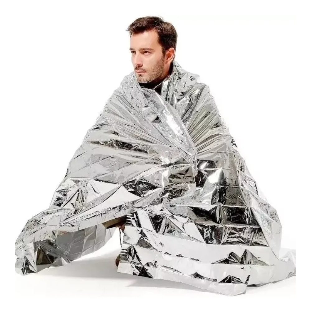 Manta Termica Emergencia Supervivencia Camping 130x210cm