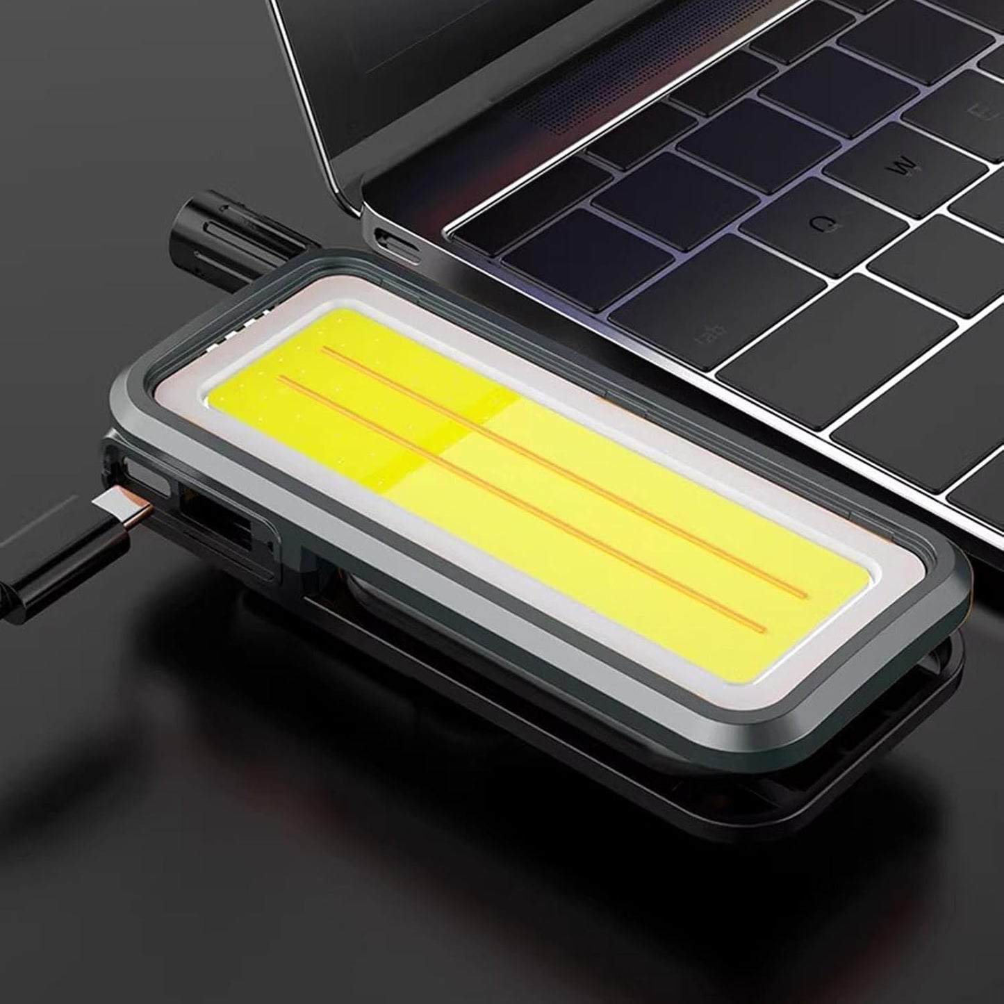 Linterna Cob Linterna Trabajo Recargable Linterna Usb Iman