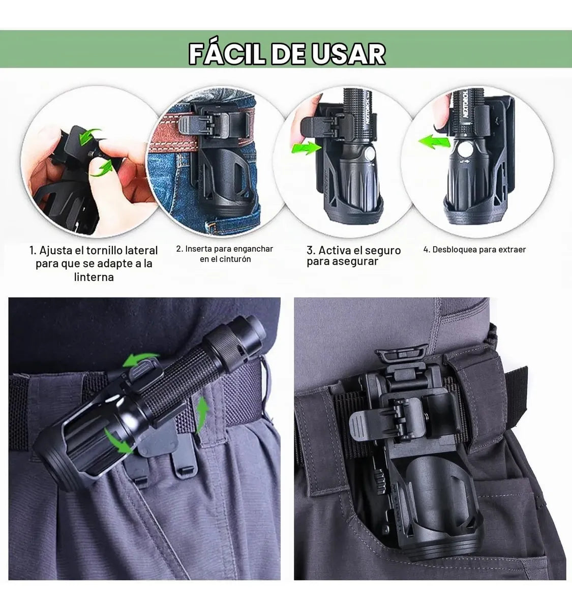 Pouch Porta Linterna 360 Porta Linterna Pouch Tactico