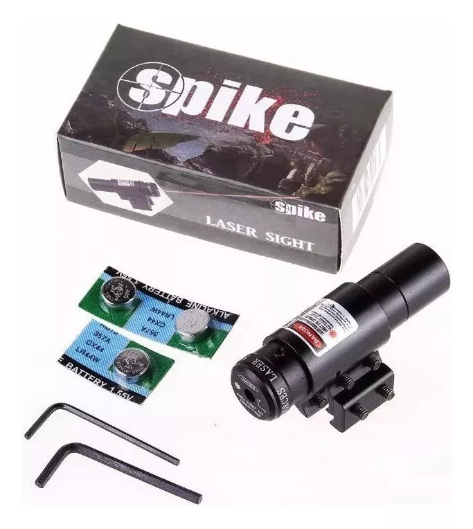 Mira Laser Punto Rojo Rifle Pcp Replicapistola Riel 11/20m