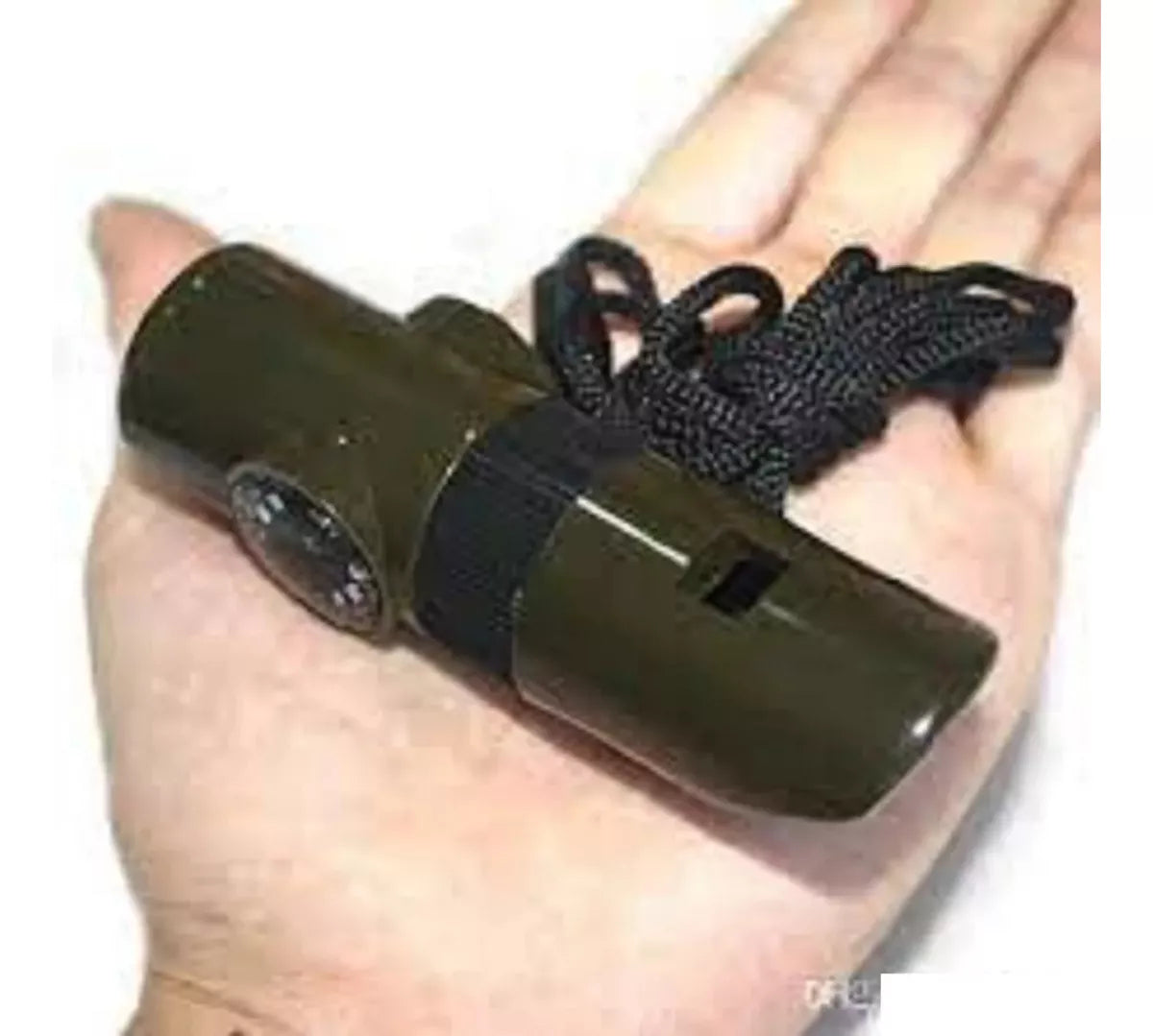 7en1 Brujula Silbato Lupa Militar Multifuncion Emergenci