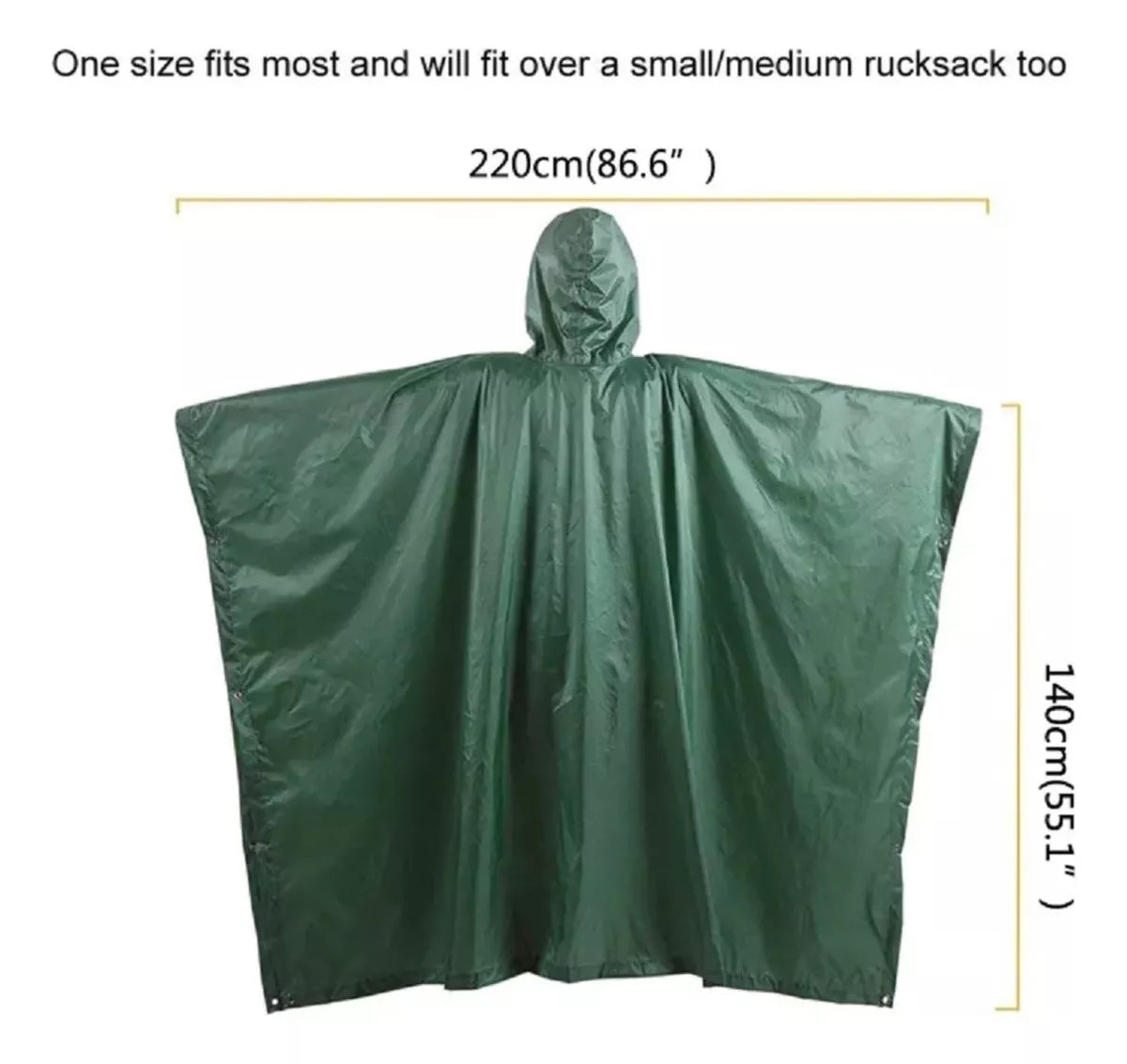 Poncho Impermeable Capa Para Lluvia Ponchos Capa Lluvia 220c