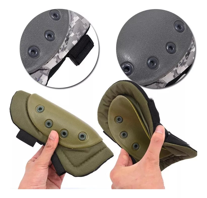 Rodilleras Coderas Indumentaria Tactica De Airsoft Paintball