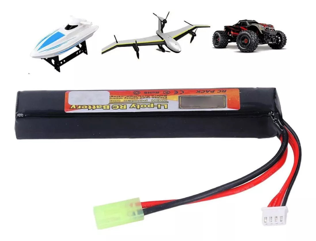 Bateria Lipo 11.1 V 25 C 1300mah Airsoft Replicas Paintball
