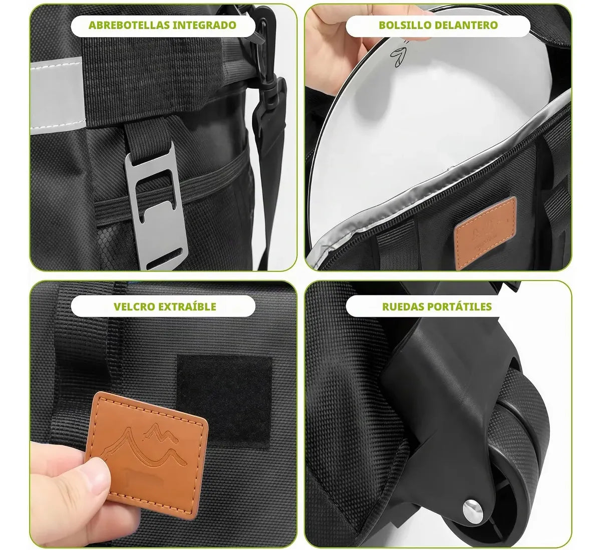 Bolsa Termica Cooler Con Ruedas Para Picnic Playa Camping