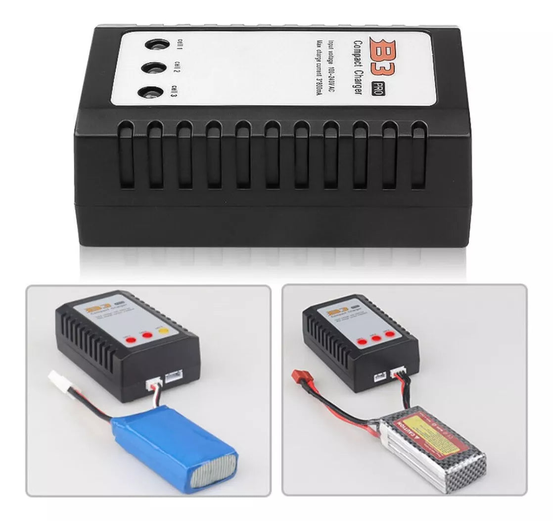 Cargador Lipo B3 Pro 7.4v Cargador Bateria Lipo 11.1v 800mah