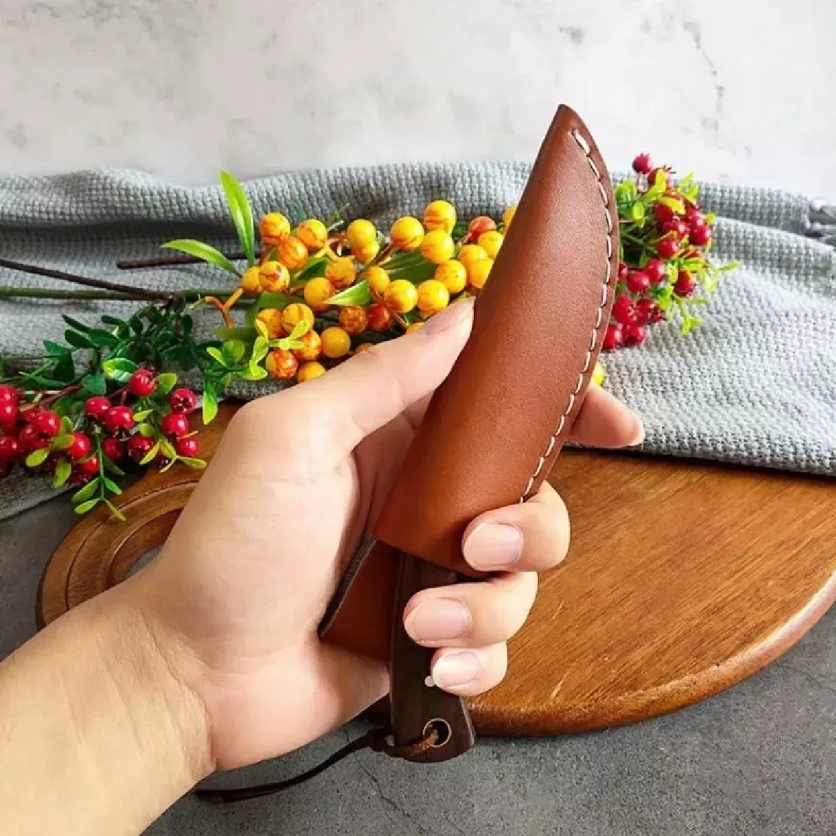 Cuchillo Tactico Militar Cuchillo Pesca Cuchillo Caza 17cm