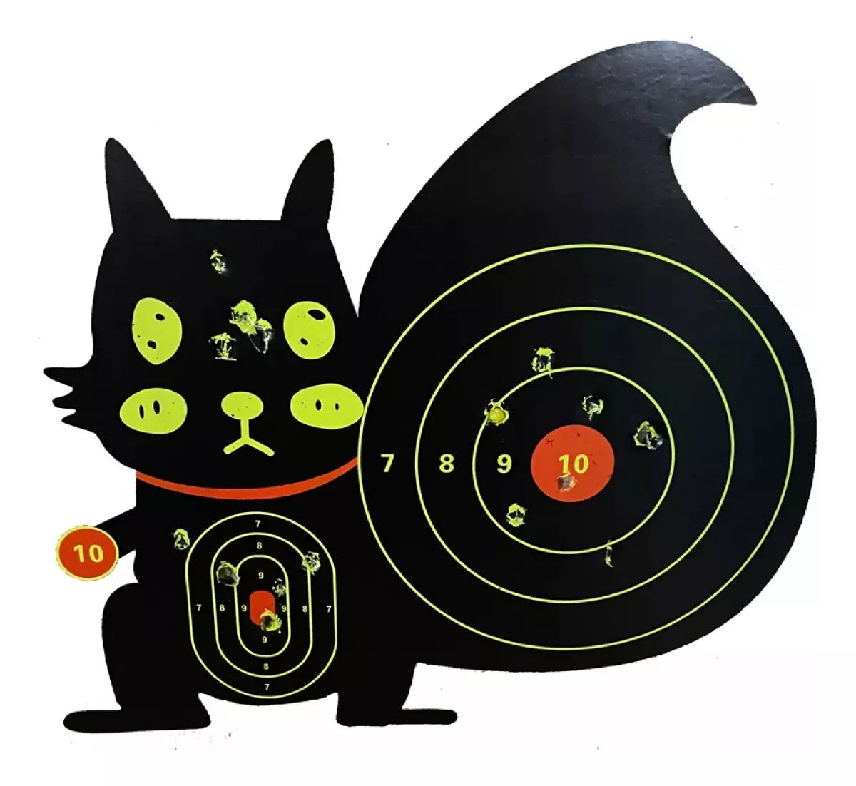 10 Target Adhesivo Rifle Aire Diana Silueta Rifle De Poston