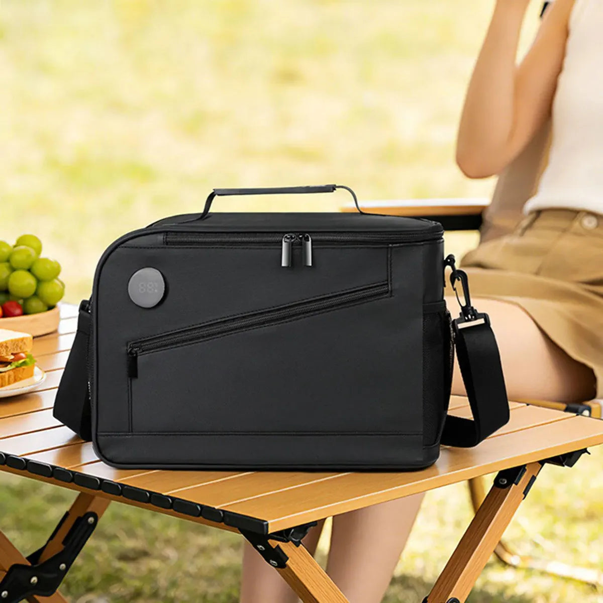 Bolso Lonchera Bolso Termico Inteligente Medidor Temperatura