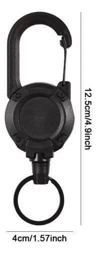 Llavero Retractil Porta Carnet Mosqueton Llavero Yoyo