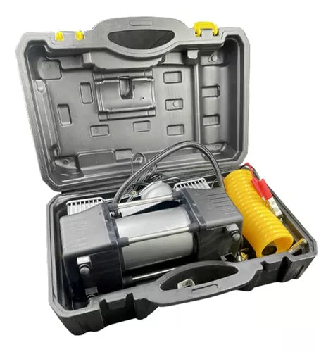 Compresor De Aire +kit Neumaticos 23amp 85l/min 150psi 12v
