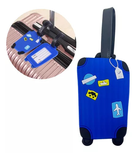 Identificador De Maletas Etiquetas De Equipaje Con Ojos Móviles