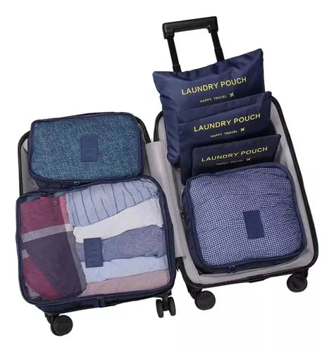 set 6 Organizadores Equipaje Bolso Organizador Maleta Viaje