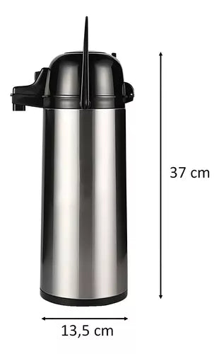 Termo Sifon Agua Caliente Frio Acero Termo Cafe 24h 1.9l