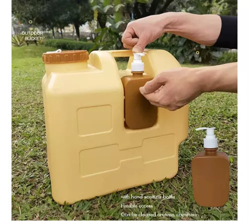 Cubo Contenedor De Agua Camping Bidon De Agua Portatil 20lts