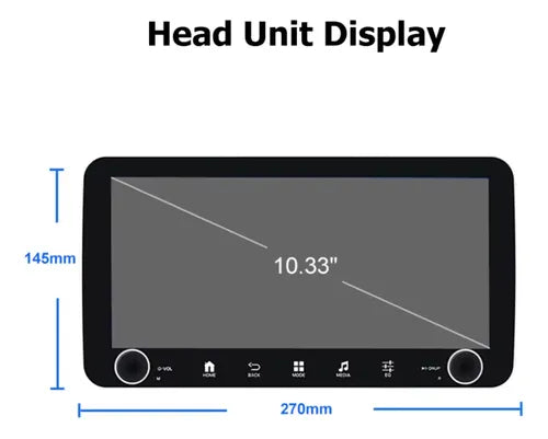 Radio Pantalla 11 Inch Pantalla Auto Android Qled 2+32gb