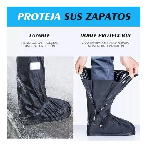 Polaina Trekking Impermeable Cubre Botas Lluvia Cubre Zapato