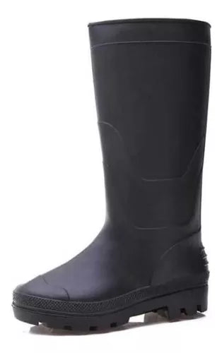 Bota Agua Cubre Botas Calzado Impermeable Para Lluvia Negro