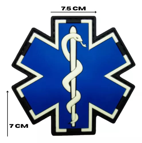 Parche Medico Parche Velcro Bordado Tela Parche Medico