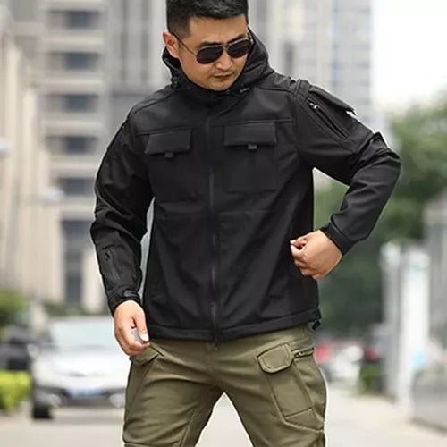Poleron Softshell Tactico Poleron Militar Airsoft Poleron Caza Poleron Ziper