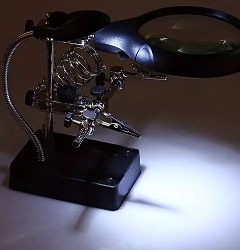 Lupa Led Escritorio Lampara Lupa Lupa Con Luz Led Lupa 10x