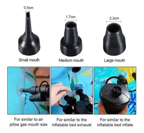 Inflador Electrico Mini Compresor Aire Inflador Piscina 220v