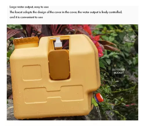 Cubo Contenedor De Agua Camping Bidon De Agua Portatil 20lts